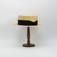Mid silk wheat boater