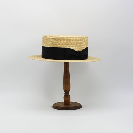Mid silk wheat boater