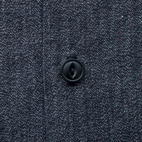 Selvage chambray Open collar shirt