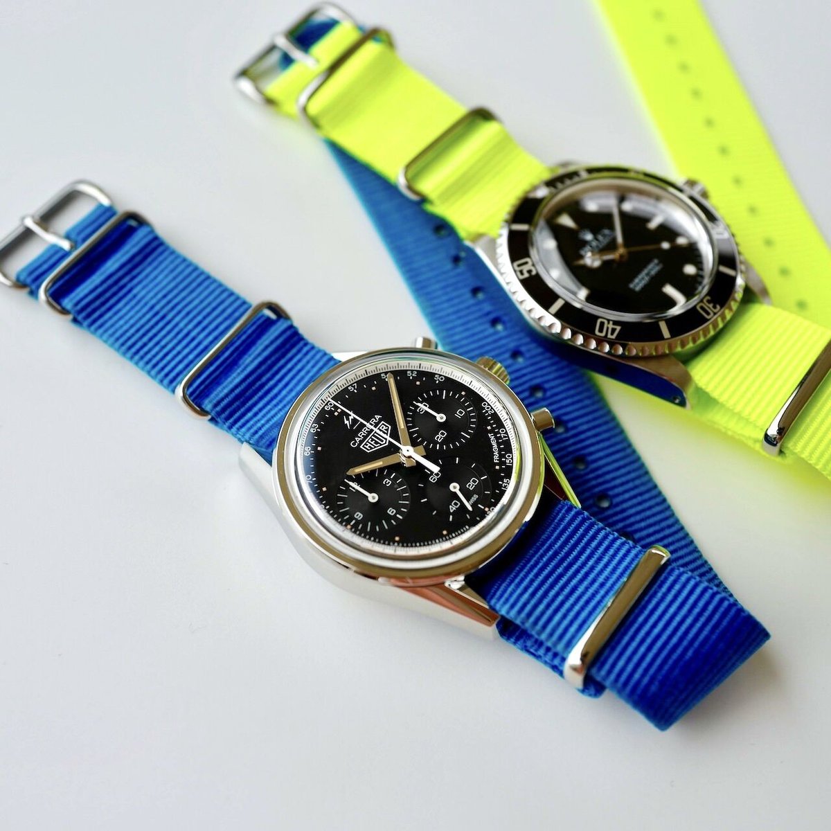 NEON COLOR NATO STRAP YELLOWストラップベルトENZO 【公式通販】