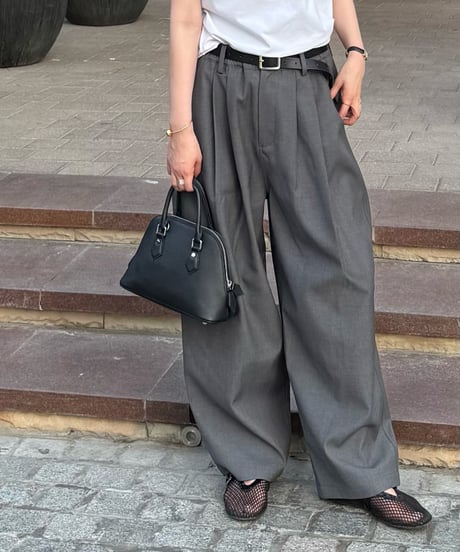 classic tapered pants/3color