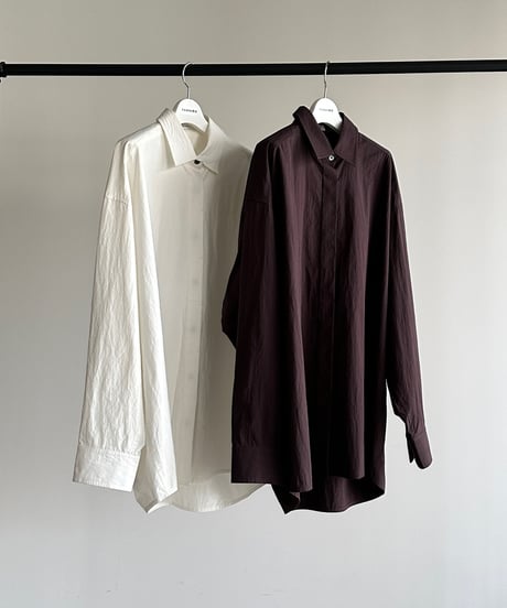 【FINE】typewriter dress over shirts/2color