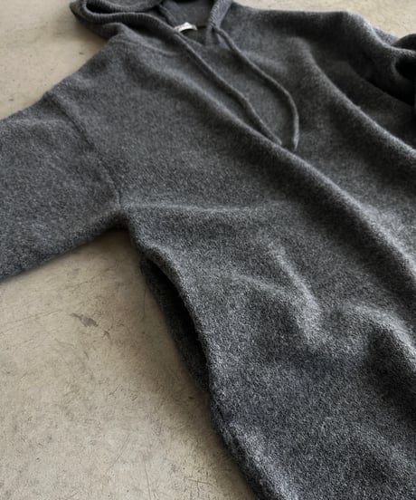 hoodie volume knit OP/2color