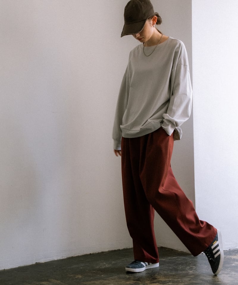 FASHIRU ブラウン チノパン Mサイズ classic tapered pants/3color | F A S H I R U