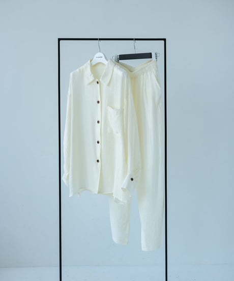 【setup対応】washer sheer shirt jacket / washer sheer pants