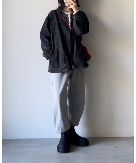 denim coveralls/2color