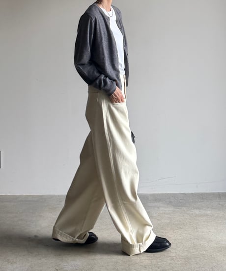 【NEW COLOR】loose denim pants/2size