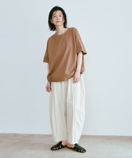 【NEW COLOR】back switching drawst pullover/2color