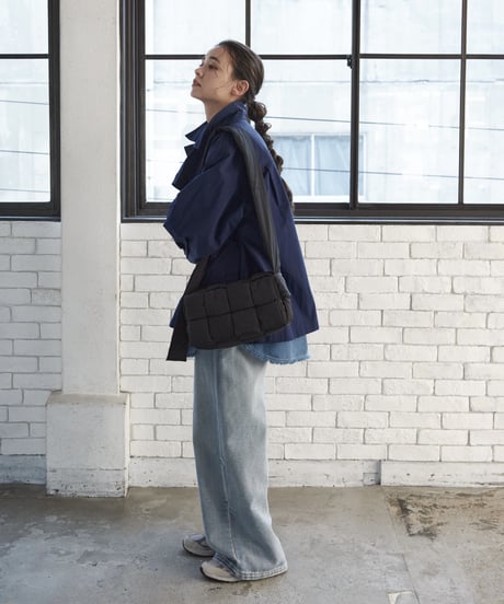 stand collar coverall/3color