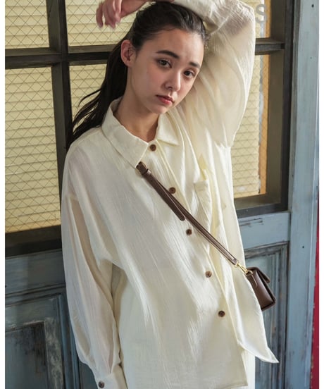 【setup対応】washer sheer shirt jacket / washer sheer pants
