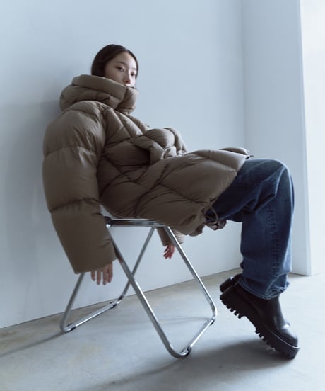 【FINE】hoodie down coat/3color<送料無料>