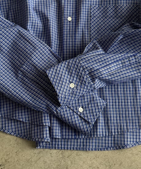 bias pocket check shirts(lightweight)【original color】/2color