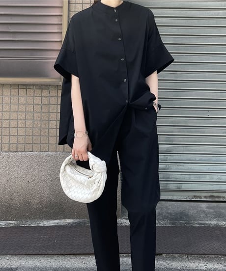 band collar shirt （UV/feeling cold/waterproof）