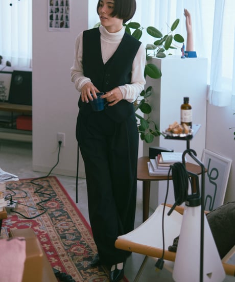 wool blend vest & slacks setup