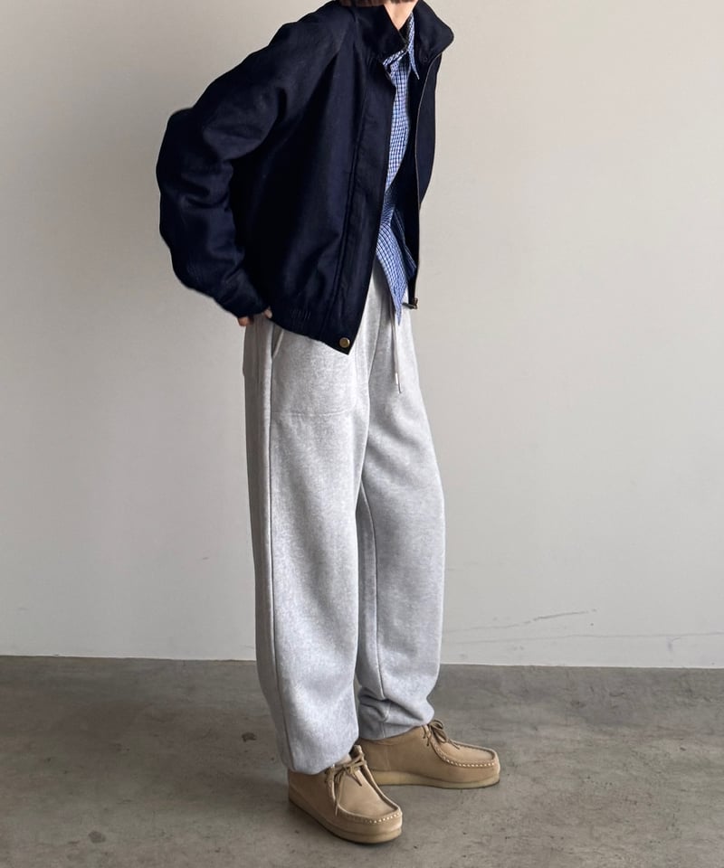 専用　ブラミンク　吊裏毛スエットパンツ　グレー　サイズ3 吊り裏毛スウェットパンツ【吊編み裏毛】【コットン100%】｜Five