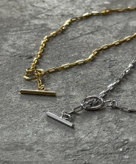 silver925 mantel necklace / 2color