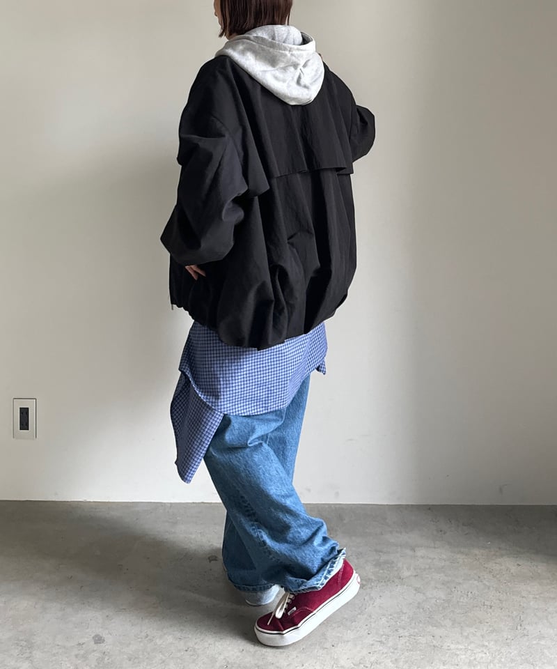 予約】cotton stand collar blouson/2color | F A S