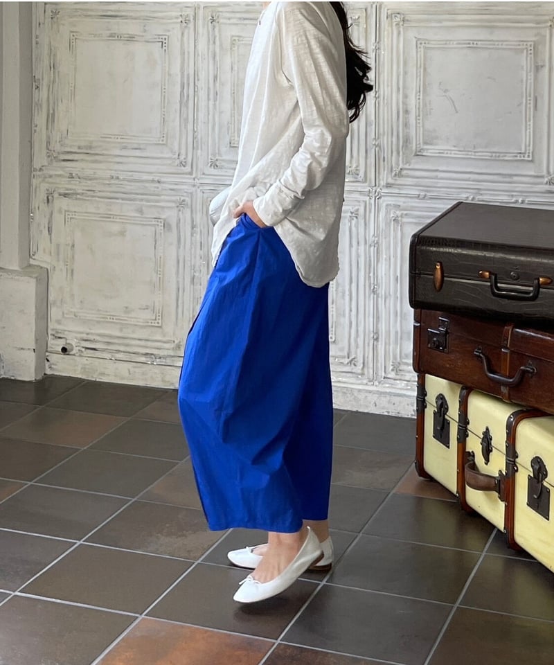 ファシル【ビビットカラー】ルーズテーパードシャカパンツ VIVID COLOR】loose tapered shaka pants/4color |