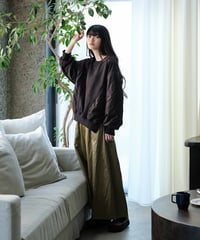 flared leather skirt