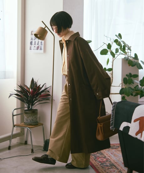 soutien collar coat - long/3color