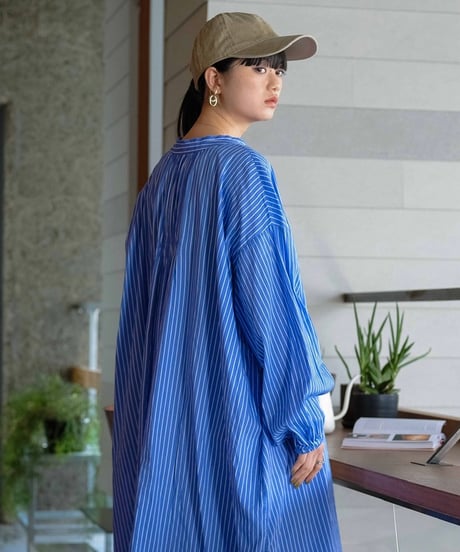 stripe gather OP/2color