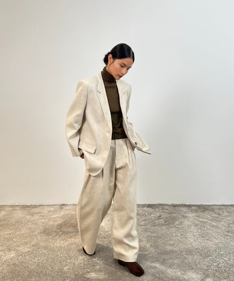 【FINE】linen tailored jacket / 2color