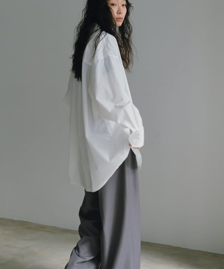 oversize shirt （white/yellow/pink）/3color
