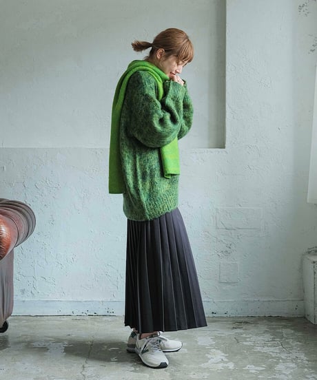 2way pleated jumper skirt/2size