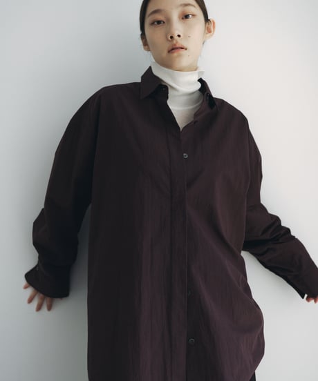 【FINE】typewriter dress over shirts/2color