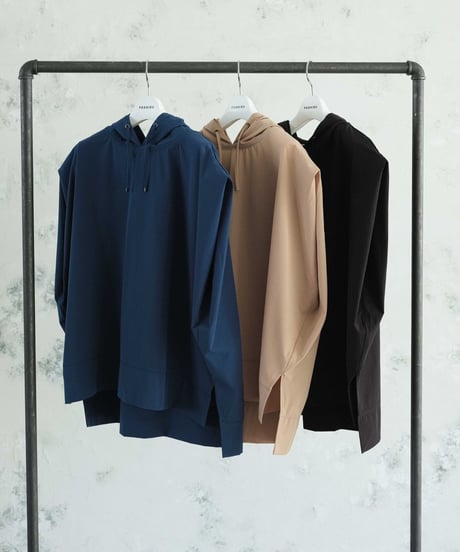 【setup対応】　no sleeve hoodie / tuck flare skirt （UV/feeling cold/waterproof）