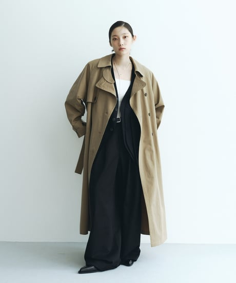 【FINE】tencel front layered vest