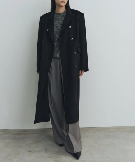 【FINE】wool chesterfield coat/2color