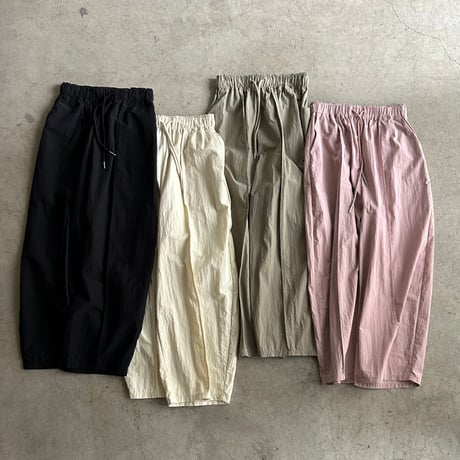 【simple colors】loose tapered shaka pants/4colors