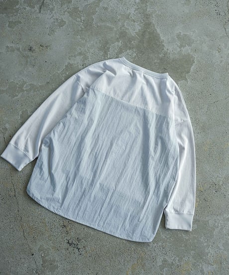 back switching long sleeve pullover/2color
