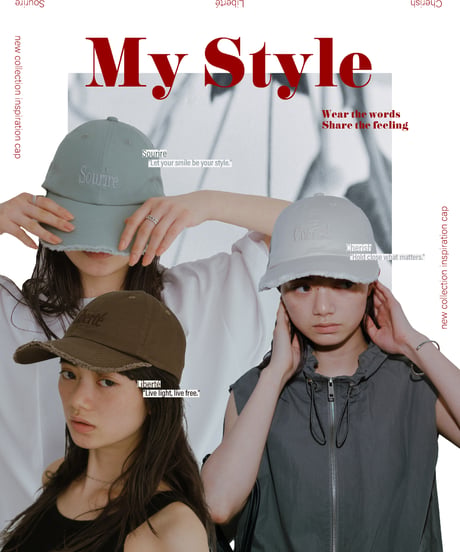 soft edge cap/3color