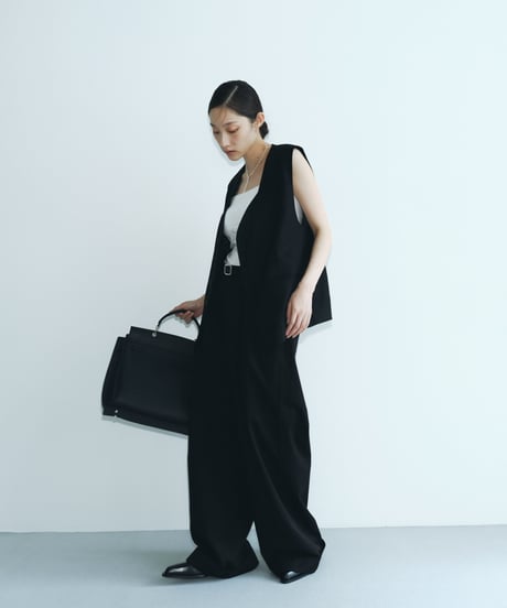 【FINE】roll up wide slacks
