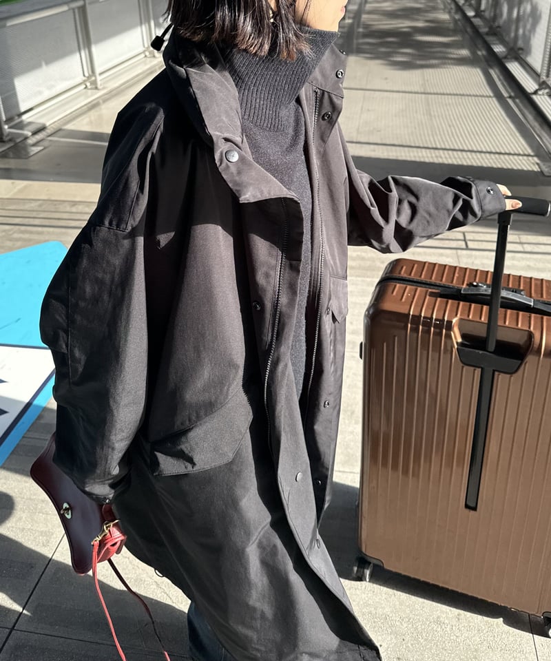 ジャケット・アウター HYKE BIOTOP TASLAN TWILL SHELL COAT EX HYKE for BIOTOP | TASLAN TWILL SHELL COAT EX | TOPICS | BIOTOP