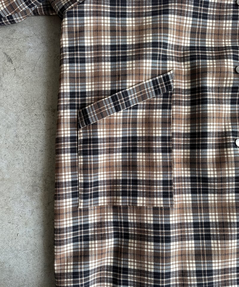 check soutien collar coat | F A S H I R U