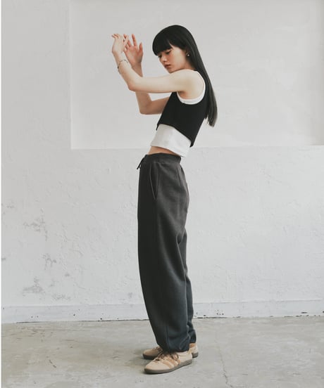 bicolor layered tank top