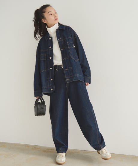 oversized denim jacket/2color（setup対応）
