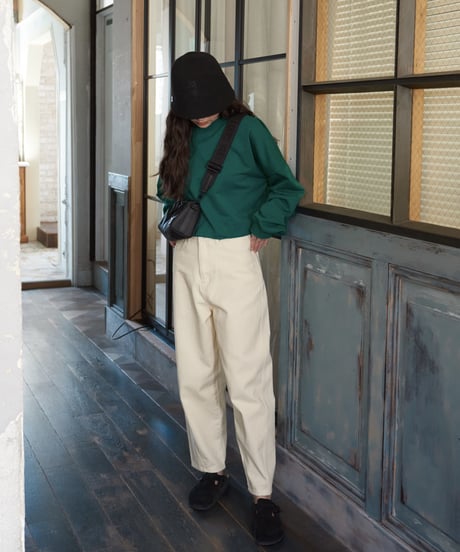 curve denim pants/2color/2size（setup対応）