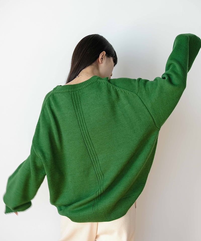 wool blend loose knit/2color | F A S H I R U