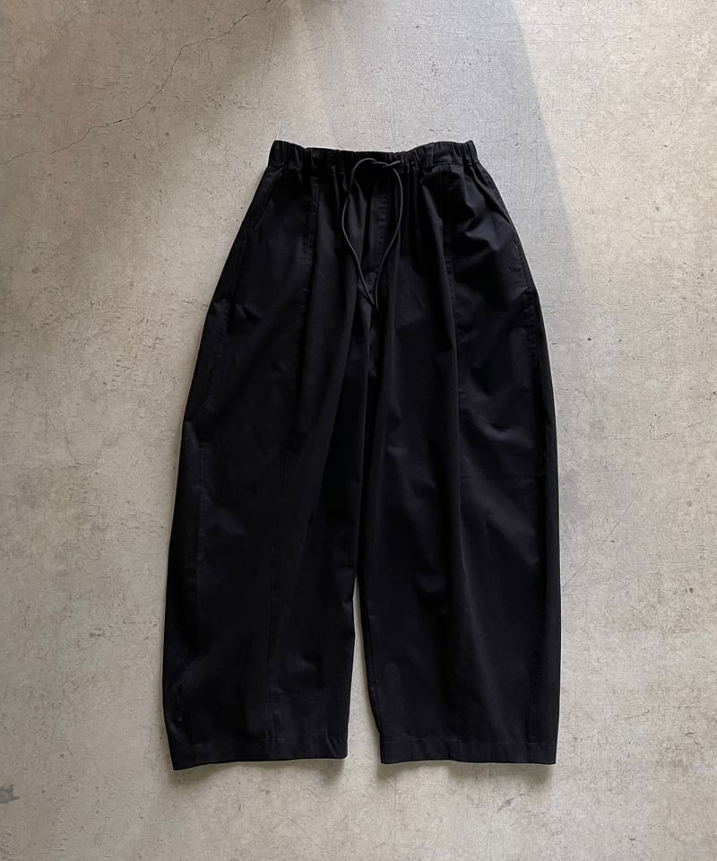 smooth cotton loose tapered pants/3color | F A