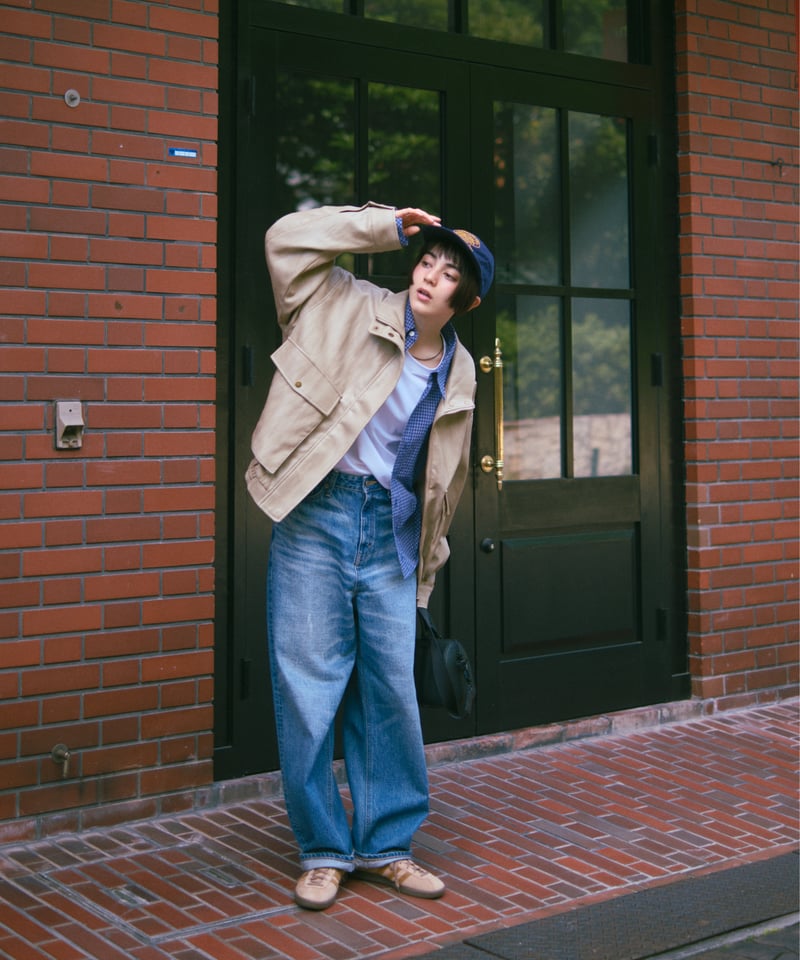 fake leather blouson/2color | F A S H I R U