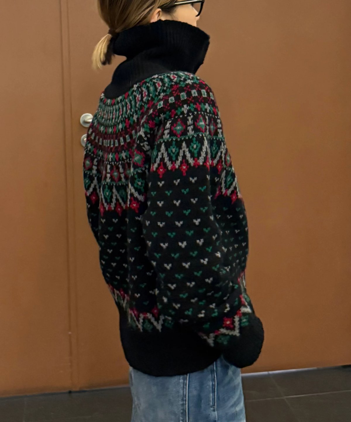 Pre Order】wool fair isle cardigan | F A S H I R U