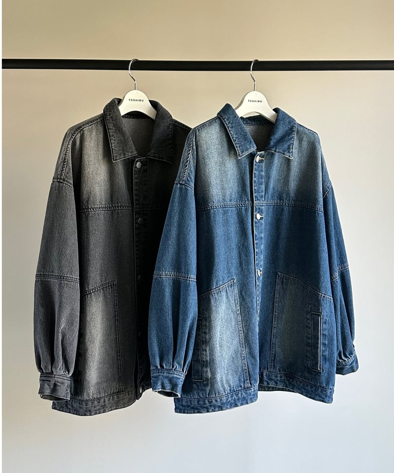 gradation denim jacket/2color | F A S H I R U gradation denim jacket/2color | F A S H I R U