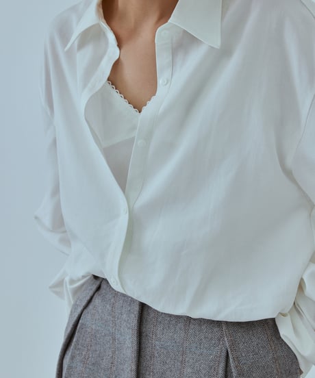 【FINE】camisole layered shirt/2color