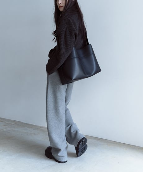 【FINE】low west bulky curve sweat pants/3size