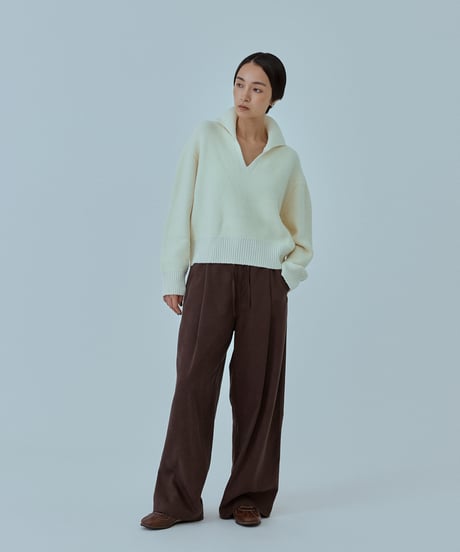【FINE】skipper wool knit/2color