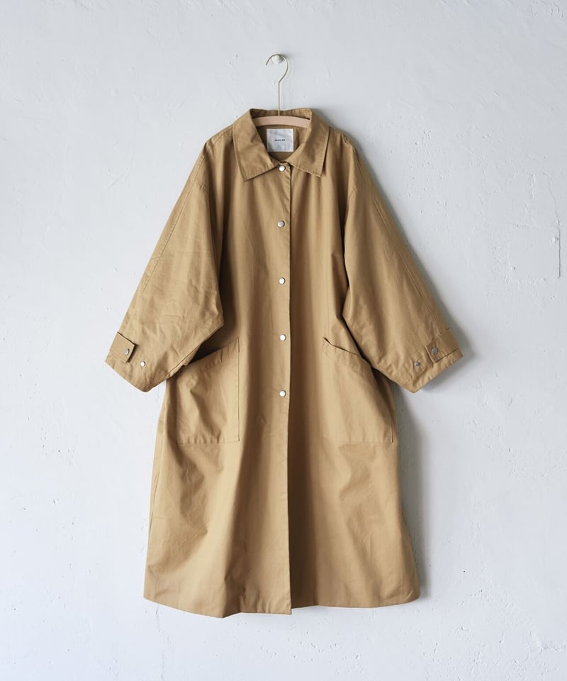 一部予約】soutien collar coat-long-/3colors beige/...